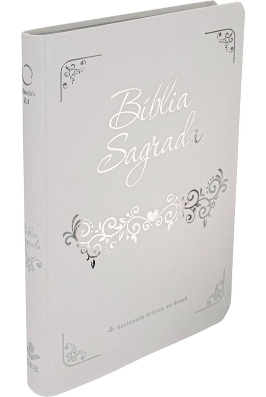 Bíblia Sagrada Casamento | ARA | Letra Grande | Capa Luxo Branca