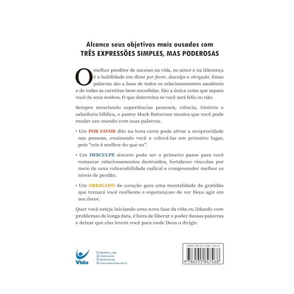 Por Favor, Desculpe, Obrigado | Mark Batterson