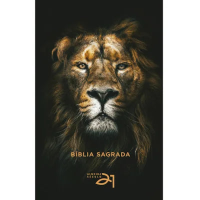 Bíblia Almeida Século 21 | A21 | Letra Média| Capa Dura | Leão de Judá