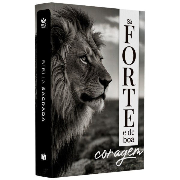 Bíblia Sagrada Se Forte e de Boa Coragem | King James | Letra Normal | Capa Brochura
