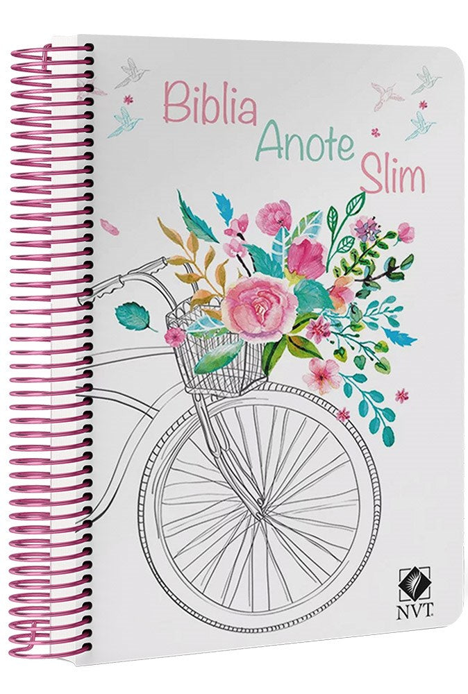Bíblia Anote Slim Bike | NVT | Capa Dura Espiral