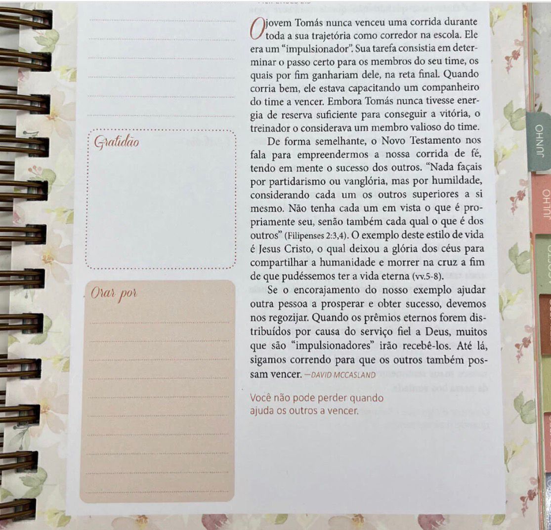 Planner Devocional Meu Plano Com Deus Permanente - Capa Refúgio