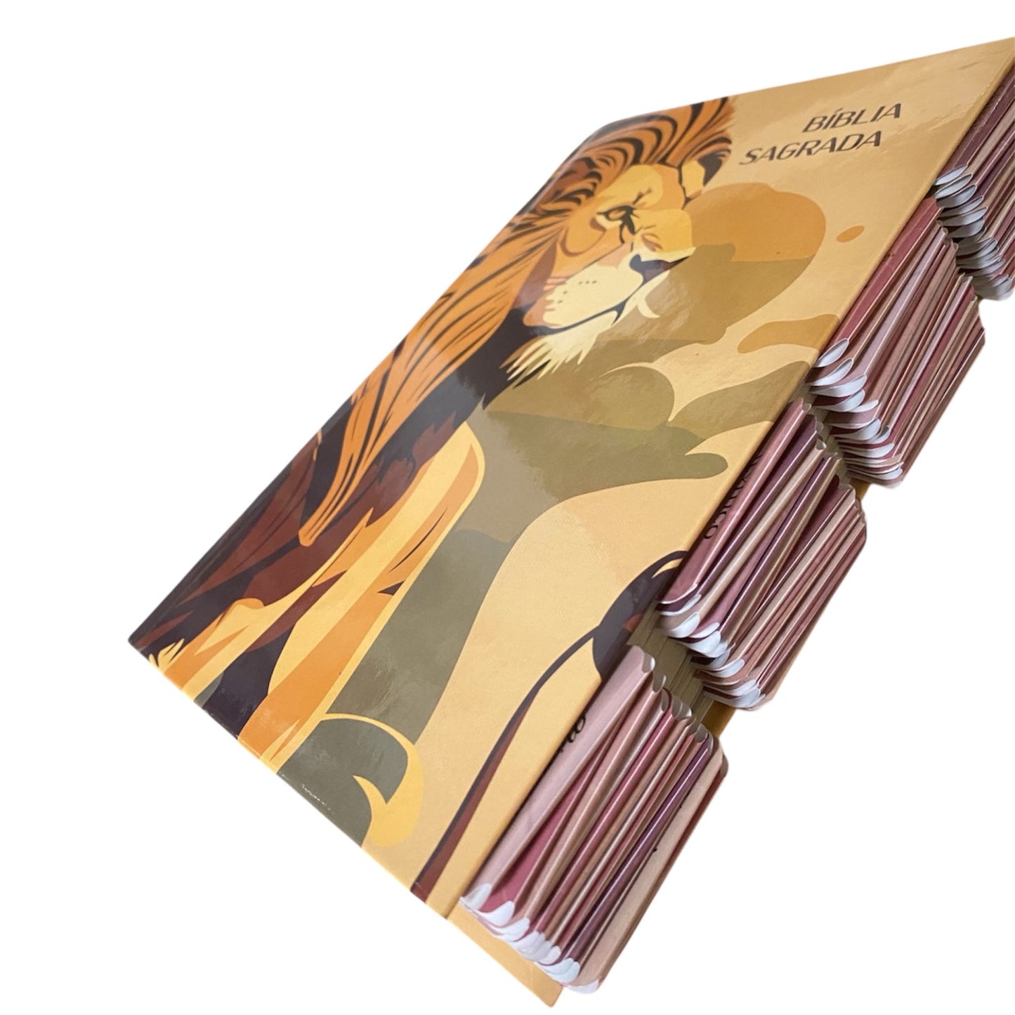 Bíblia Sagrada Capa Leão Abas | NVI | Letra Normal | Capa Dura