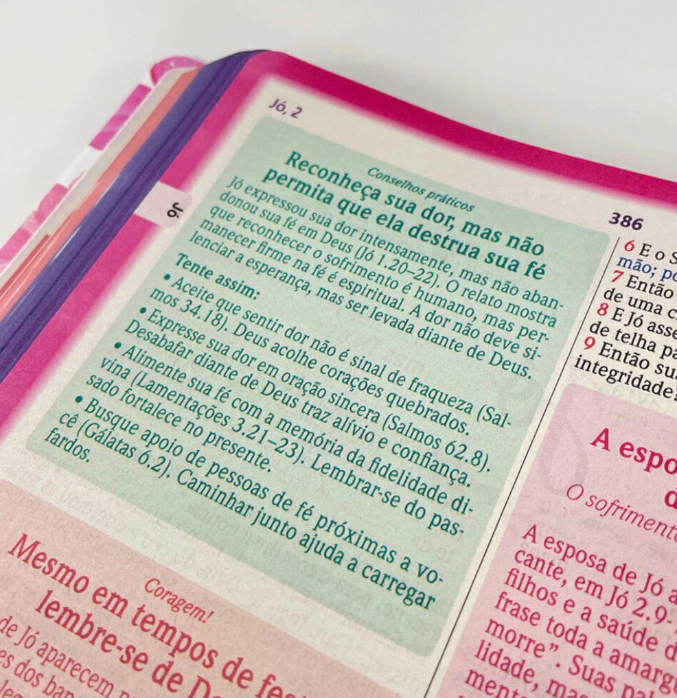 Bíblia de Estudo Para o Cotidiano da Mulher | NVA | Full Collor | Capa Dura Preta