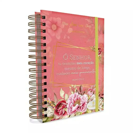 Planner Devocional Pão Diário Meu Plano Com Deus Permanente - Capa Intimidade