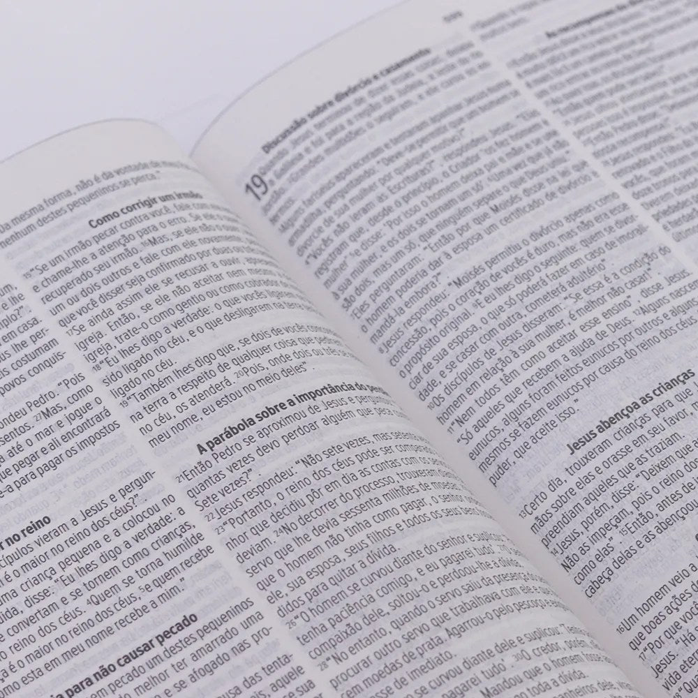 Biblia Sagrada Nada Sera Capaz Slim | NVT | Letra Maior | Capa Luxo Vinho