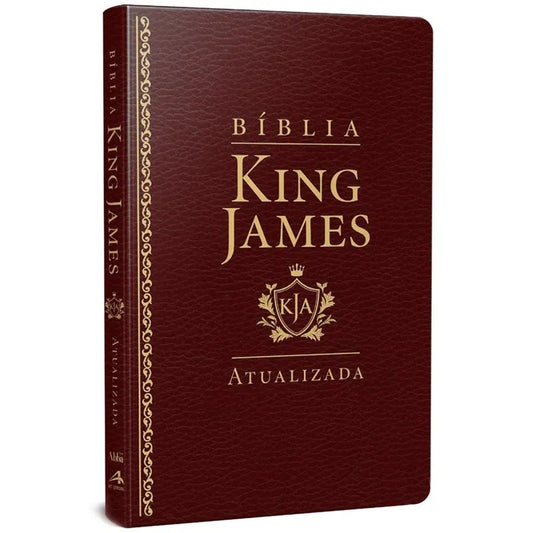 Biblia King James Atualizada Slim | KJA | Vinho