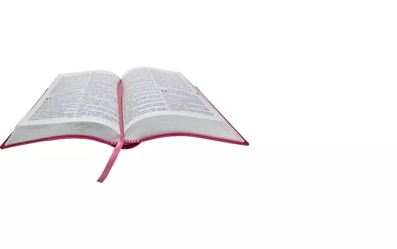 Biblia Sagrada | ARC | Letra Gigante | Capa Pink C/ Indice