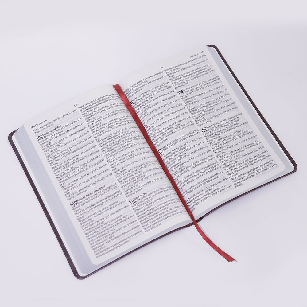 Biblia Sagrada Flores Douradas Slim | NVT | Letra Maior | Capa Luxo Dourada