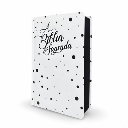 Bíblia Sagrada | ARC | Capa Dura Poá | Letra Gigante | Harpa e Corinhos