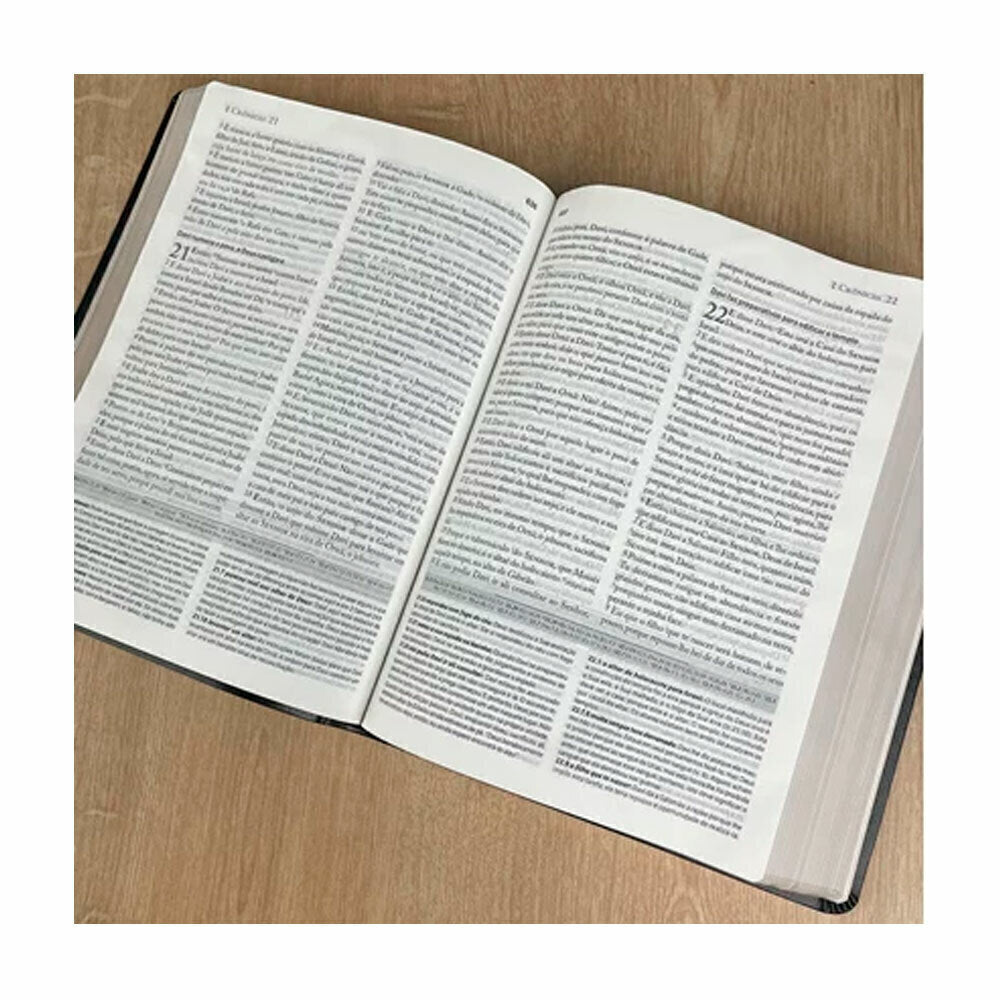 Bíblia De Estudo Matthew Henry - Capa Luxo Marrom