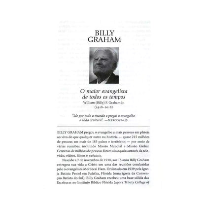 Dia a dia com Billy Graham | Devocional Luxo