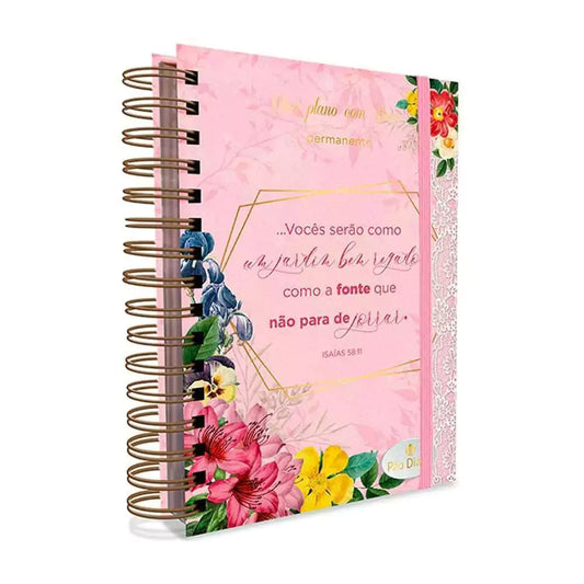Planner Devocional Plano Com Deus Permanente - Capa Abundância