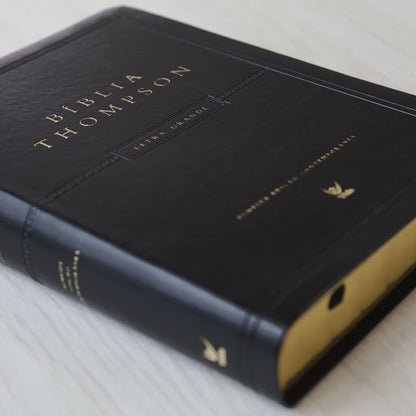 Bíblia de Estudo Thompson | AEC Letra Grande | Capa Luxo Preto
