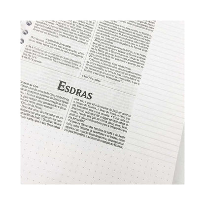 Bíblia Sagrada Anote Espiral Flores Aquarela | NVI | Letra Normal | Capa Dura