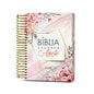 Bíblia Sagrada Anote Espiral Flores Aquarela | NVI | Letra Normal | Capa Dura