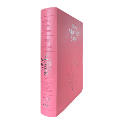 Wise Woman Study Bible | ARC | Avivada Harp | Luxury White Magnolia Cover (Order 30 to 45 days)