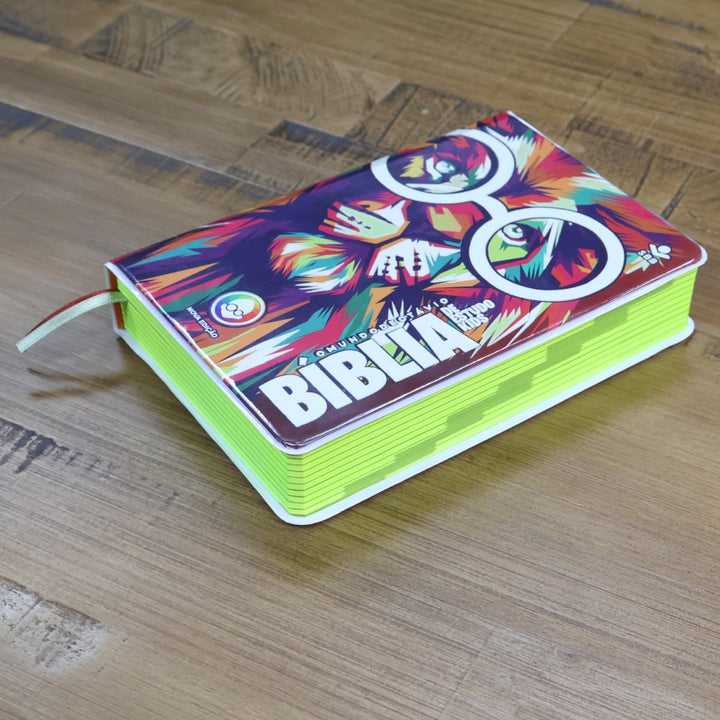 Bíblia de Estudo Kids | NTLH | Letra Grande | O Mundo de Otávio | Capa Dura Leão