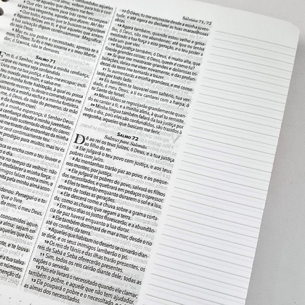 Bíblia King James 1611 Anote Purple Flower | BKJ | Letra Normal | Com Espaço Para Anotações