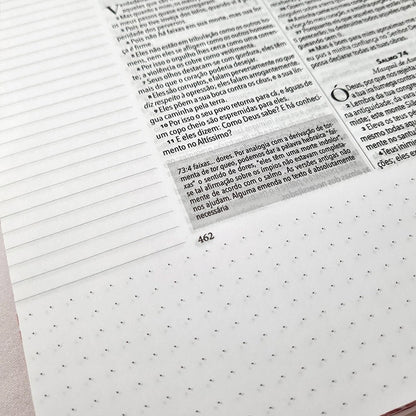 Bíblia King James 1611 Anote Purple Flower | BKJ | Letra Normal | Com Espaço Para Anotações