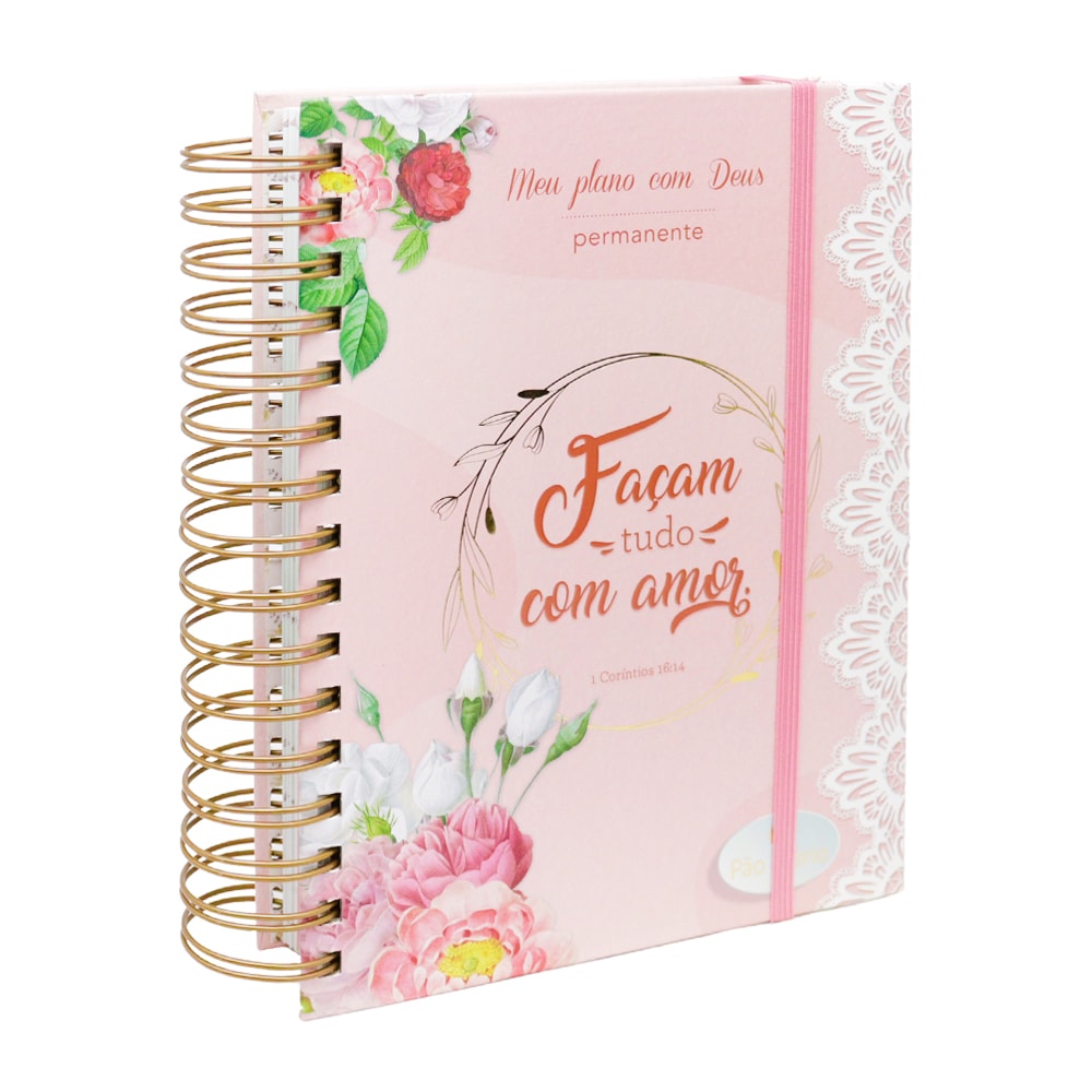 Planner Meu Plano com Deus | Amor | Capa Dura Espiral