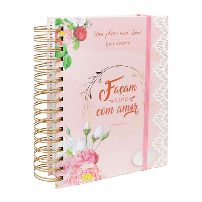 Planner Meu Plano com Deus | Amor | Capa Dura Espiral