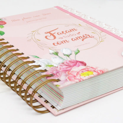 Planner Meu Plano com Deus | Amor | Capa Dura Espiral