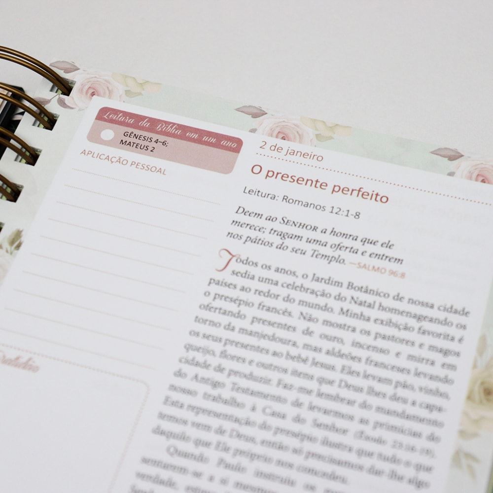 Planner Meu Plano com Deus | Amor | Capa Dura Espiral