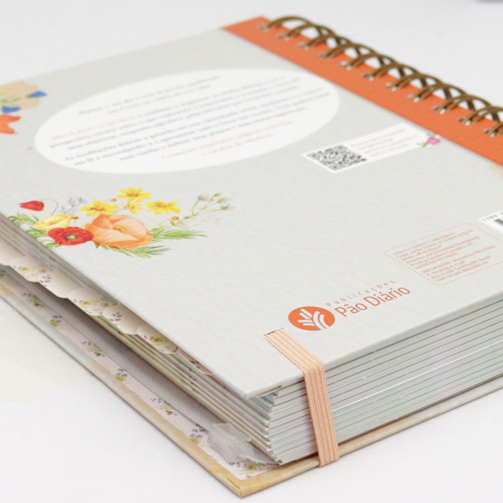 Planner Meu Plano com Deus | Esperei com Paciência | Capa Dura Espiral