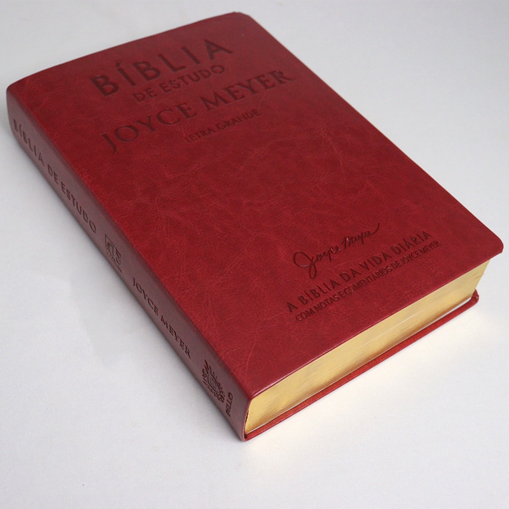 Joyce Meyer Study Bible | NIV | Large Print | Luxury Gold Cover
