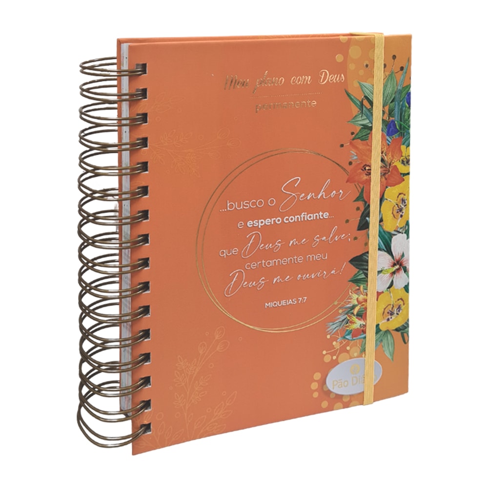 Planner Meu Plano com Deus | Confiante | Capa Dura Espiral