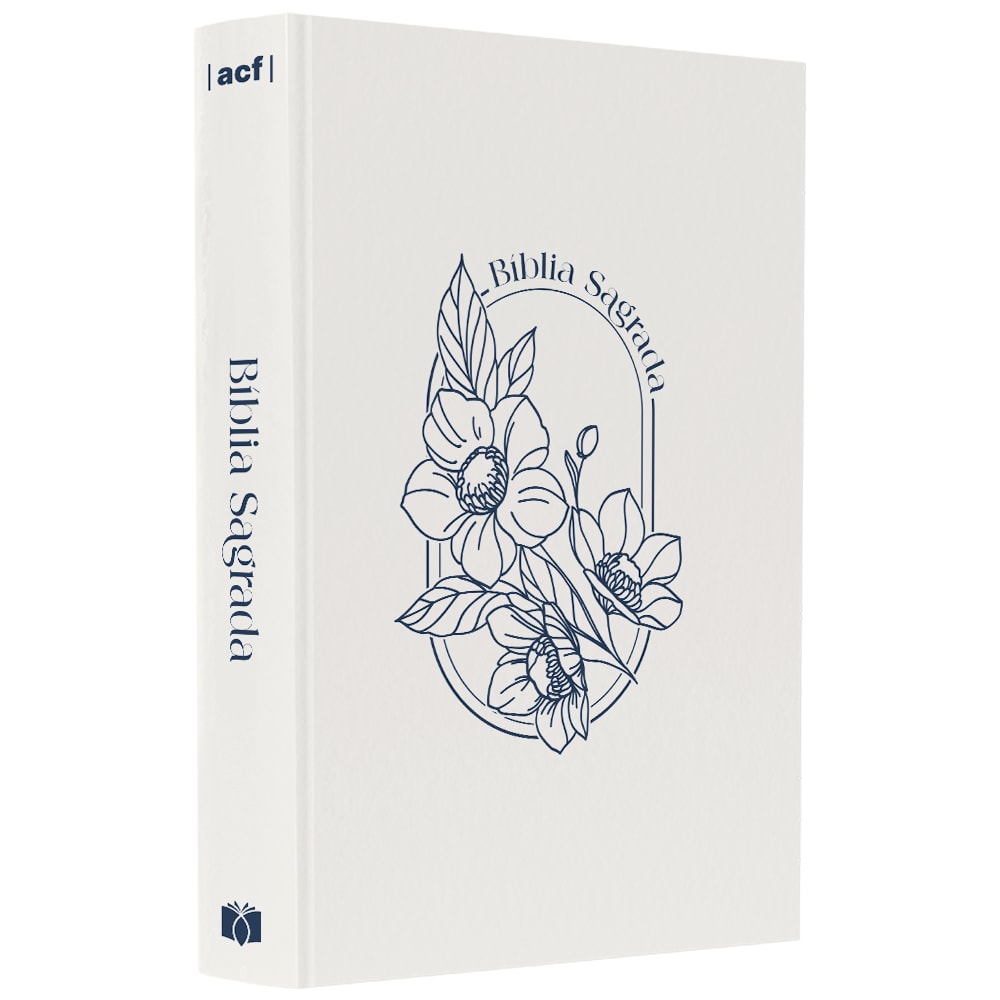 Bíblia Sagrada Flores | ACF | Letra Normal | Capa Brochura