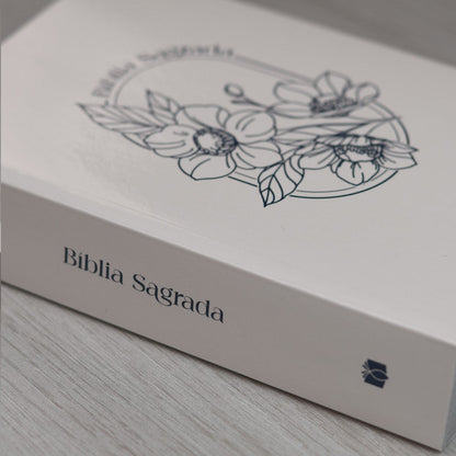 Bíblia Sagrada Flores | ACF | Letra Normal | Capa Brochura