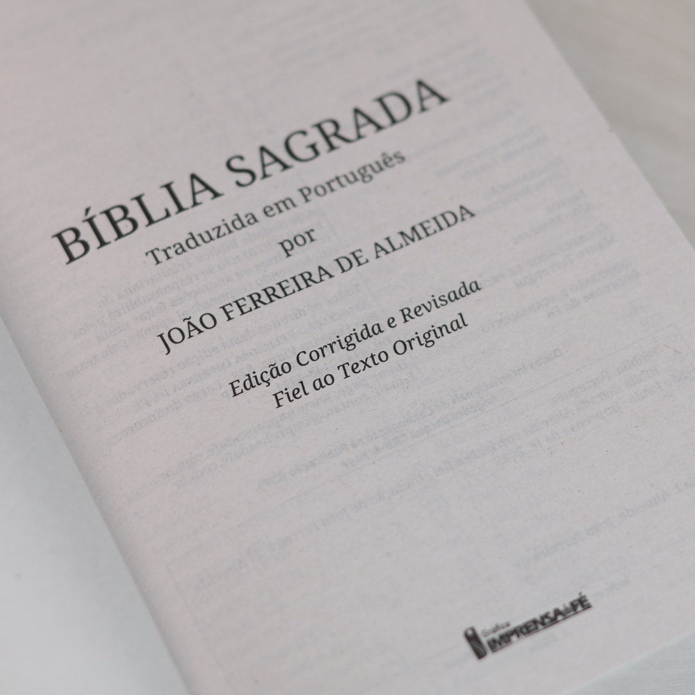 Bíblia Sagrada Flores | ACF | Letra Normal | Capa Brochura