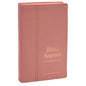 Biblia Sagrada | NAA | Letra Normal | Capa Couro Legitimo Rosa