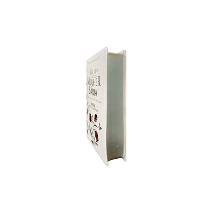 Biblia de Estudio de la Mujer Sabia | ARC | Arpa Avivada | Cubierta Lujo Magnolia Blanca (Pedido 30 a 45 días)