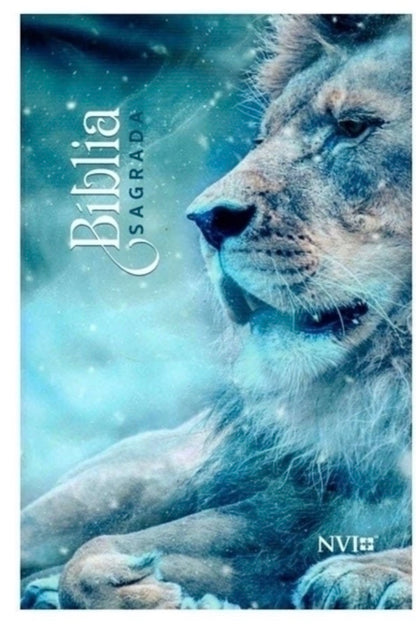 Bíblia Sagrada NVI leão Azul