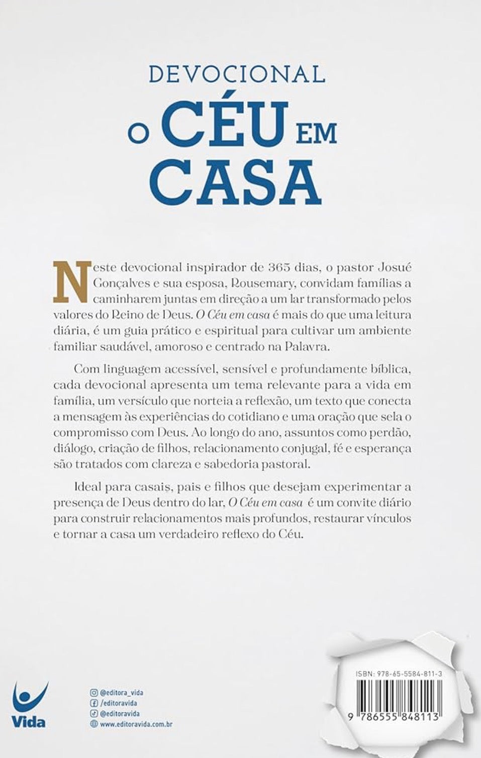 Devocional O Céu em Casa | Josué e Rousemary Gonçalves