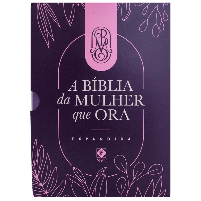 A Bíblia da Mulher que Ora – Edição Expandida | NVT | Letra Normal | Roxa