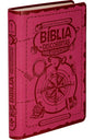 Bíblia das Descobertas para Adolescentes | Letra Normal | NTLH | Capa Luxo Rosa