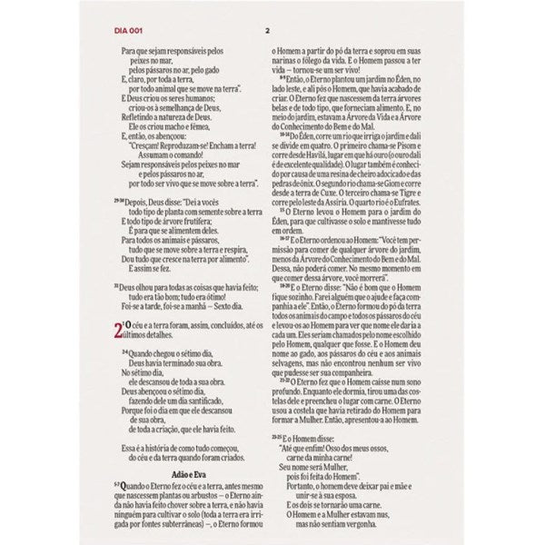 Bíblia Todo Dia com Espaço para Anotações | AM | Letra Normal | Capa Dura Retro