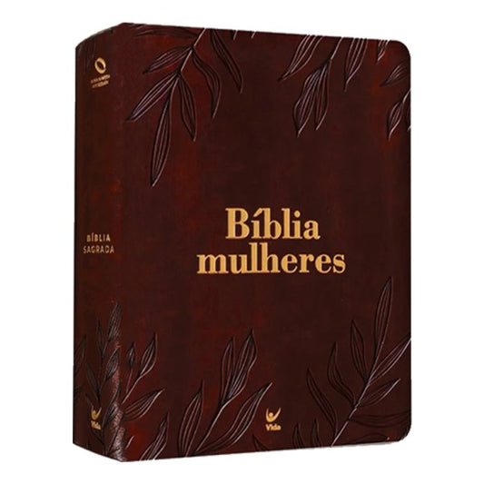 Bíblia Mulheres | Viviane Martinello | NAA | Espaço Para Anotações | Folhas Marrom