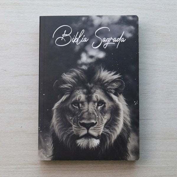 Bíblia Sagrada Leão | NVI | Leão da tribo de Judá - Capa Brochura
