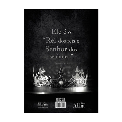 Bíblia De Estudo KJA - Letra Hipergigante - Capa Rei Dos Reis