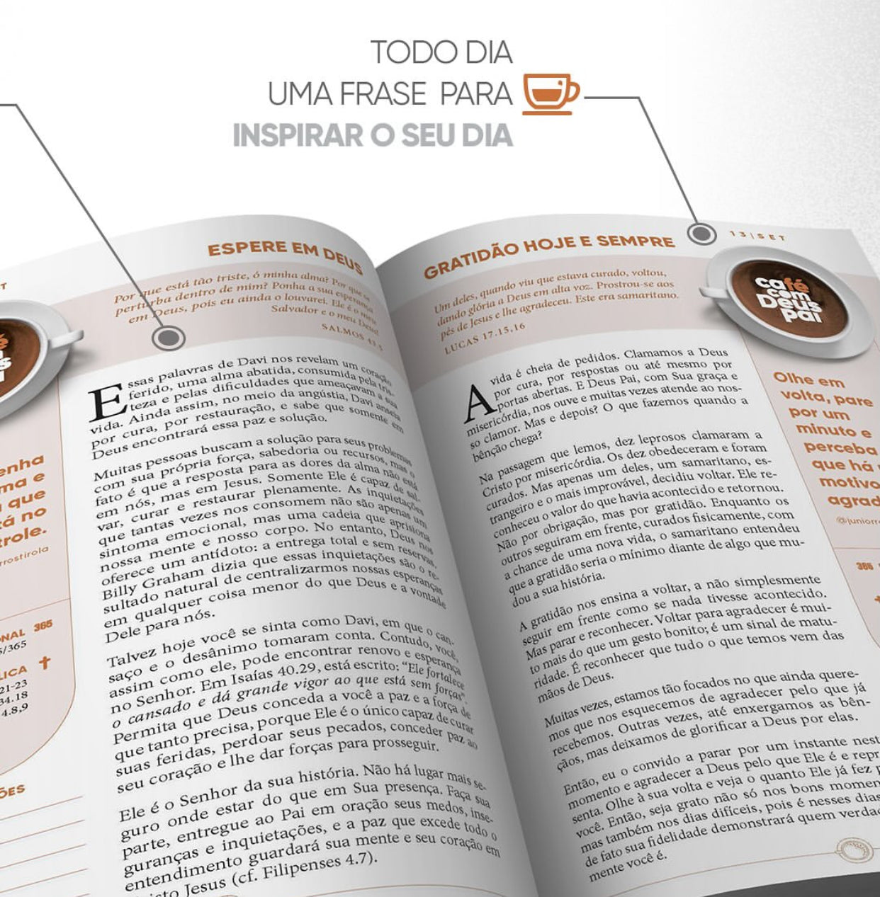 Pre-Venda - Café com Deus Pai 2026 ☕📖 Porção diária de Amor