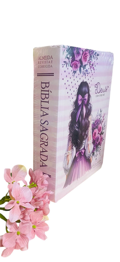 Bíblia Sagrada - Princesa do senhor Lilás - Abas