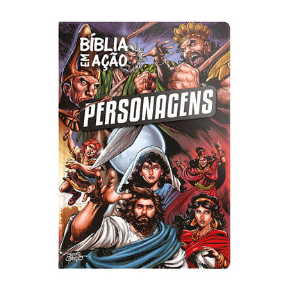 Livro Infantil Bíblia Em Ação Personagens