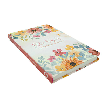 Bíblia RC Slim Capa Dura Com Harpa Avivada E Corinhos Flores Aquarela