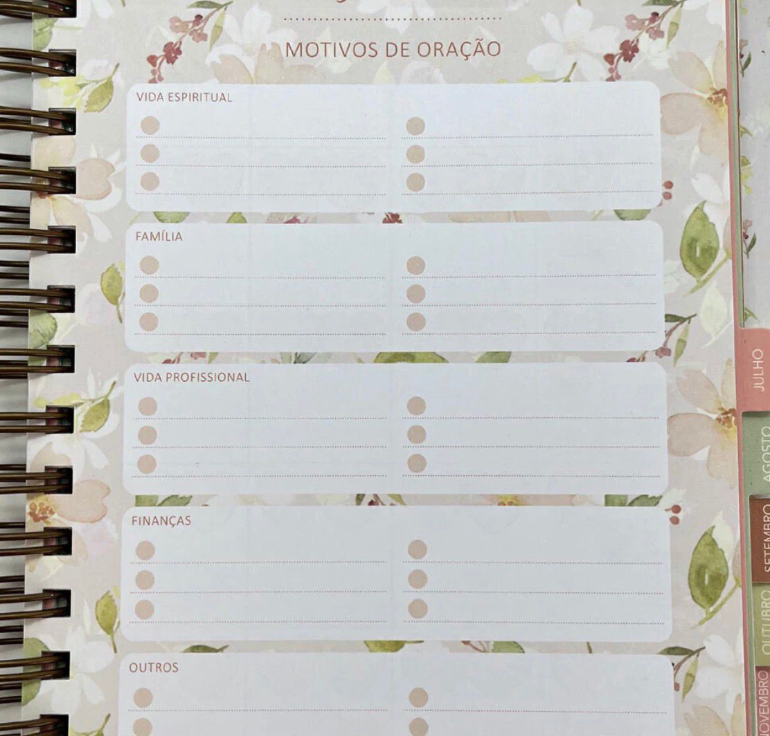 Planner Devocional Meu Plano Com Deus Permanente - Capa Refúgio