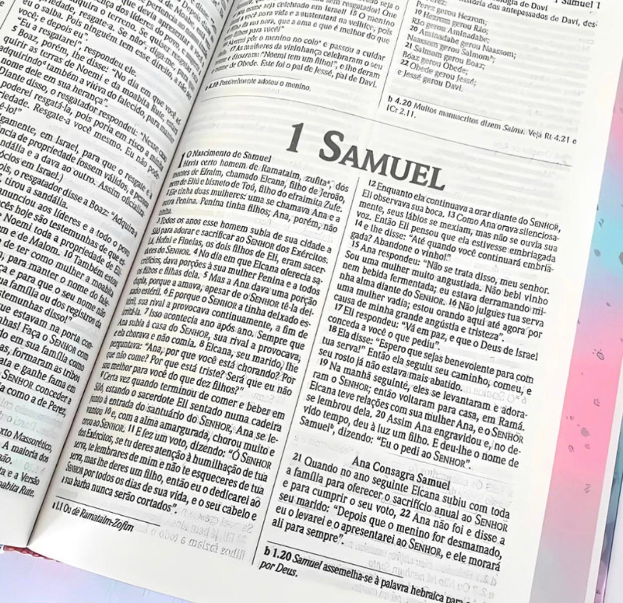 Bíblia Sagrada Nvi | Capa Dura | Flor Artística